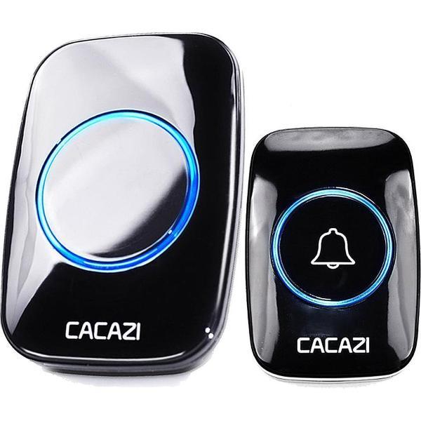 ZORIX- Draadloze Deurbel met 1 Ontvanger - 5 Volume/60 Melodie - IP44 waterdicht