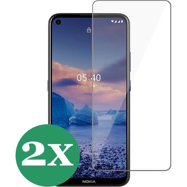 Nokia 5.4 Screenprotector - Nokia 5.4 Screen Protector Glas - 2 Stuks