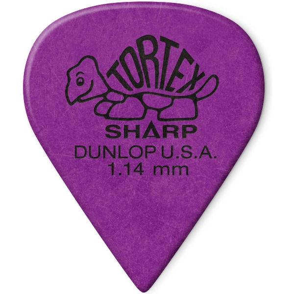Dunlop Tortex Sharp Pick 1.14 mm 6-pack plectrum