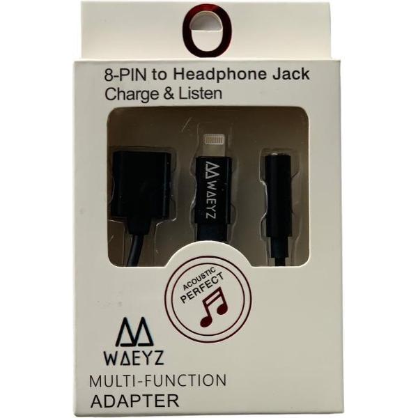 Aux 3.5 mm jack naar lightning adapter Splitter 2-1 voor Apple Iphone 7/7plus/8/8plus/x/xs/xs max/11/11pro/11pro max audio kabel voor muziek luisteren
