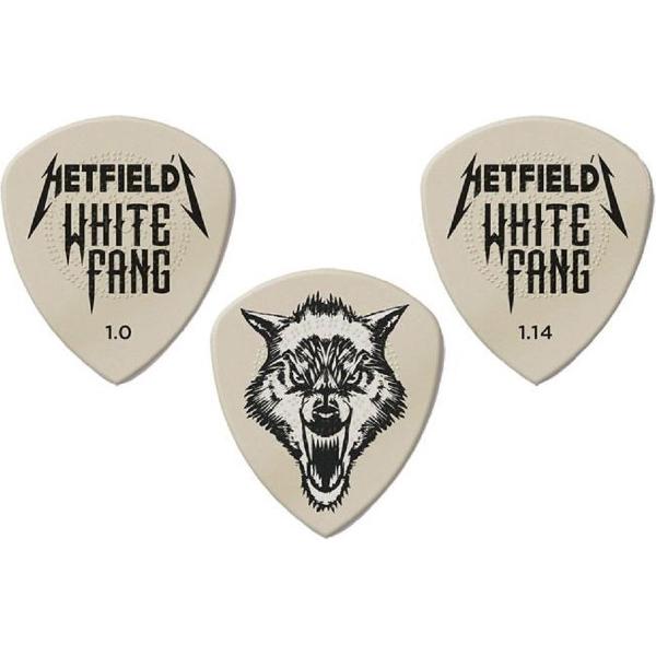 Dunlop James Hetfield White Fang plectrum set 0.73 mm - 1.14 mm 3-pack