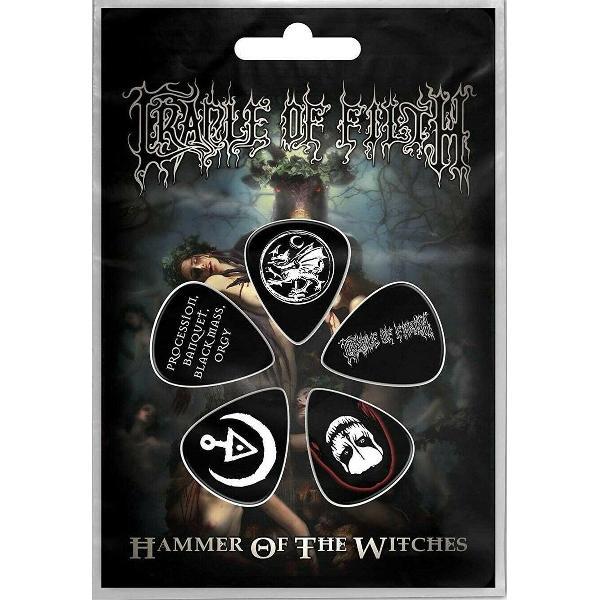 Cradle of Filth plectrum Hammer of the Witches Set van 5 plectrums