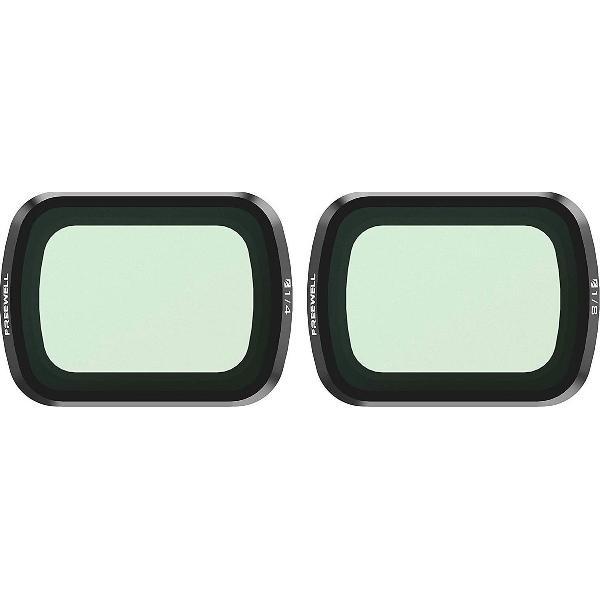 Freewell Glow Mist Filterset 1/4, 1/8 Dichtheidsfilter voor Osmo Pocket
