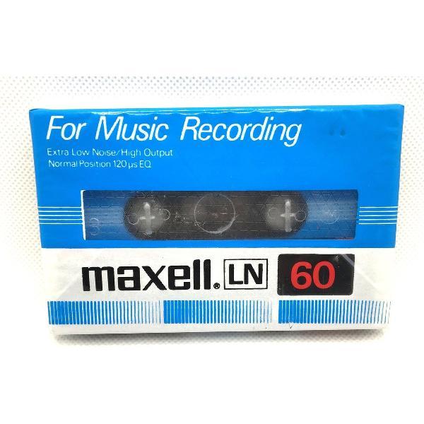 Maxell LN 60 Audio Cassette / Uiterst geschikt voor alle opnamedoeleinden / Sealed Blanco Cassettebandje / Cassettedeck / Walkman / Maxell cassettebandje.