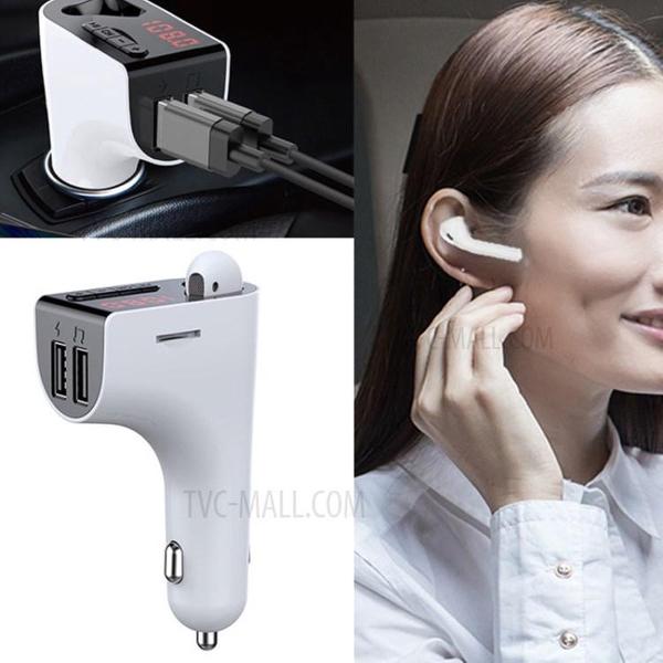Wireless Headset Car Mp3 Player - Dubble USB Input