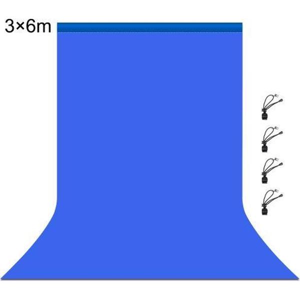PULUZ 3m x 6m Fotografie Achtergrond 120g Dikte Fotostudio Achtergrond Doek Achtergrond (Blauw)