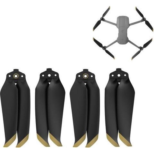 2 paar Sunnylife 7238F-2 voor DJI Mavic Air 2 Low Noise Quick-release propellers (goud)