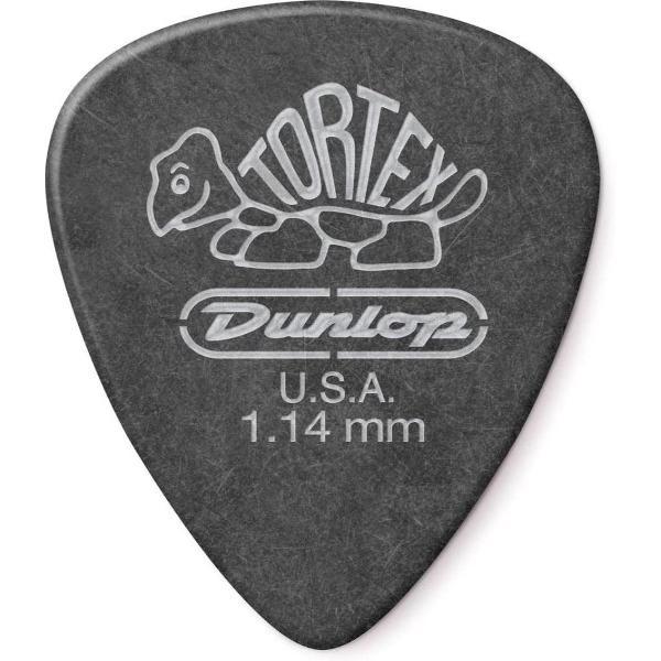 Dunlop Pitch Black Standard Pick 1.14 mm 6-pack plectrum