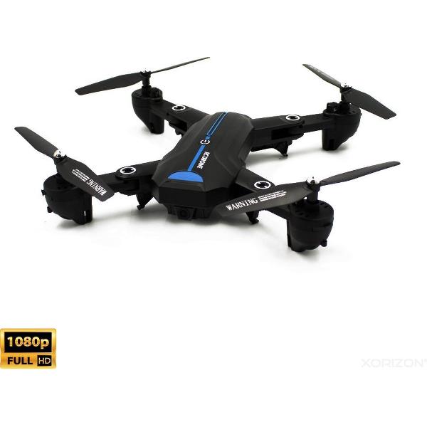 Xorizon XZ6 drone met GPS -1080P full HD camera - Drone met camera - Drone met GPS - 5GHz Wifi FPV - incl. 2 accu's en Travelcase - Geen vliegbewijs nodig - 230 gram