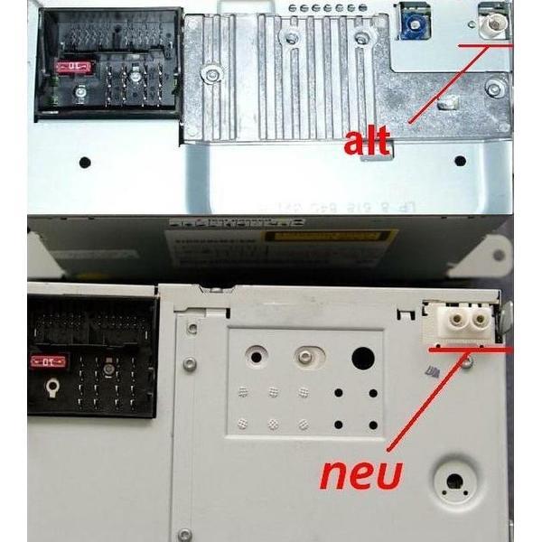 Antenne adapter Y-verdeler VW navigatiesysteem RNS510