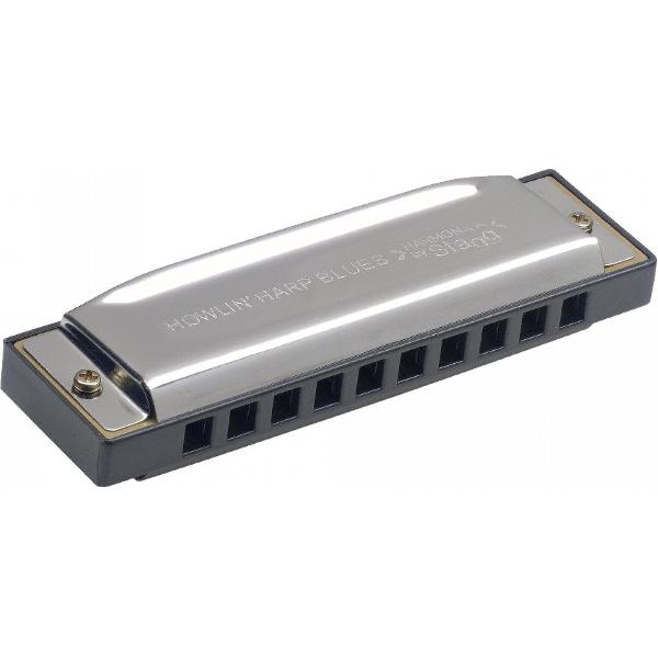 Stagg blues mondharmonica diatonisch (C majeur) 10 gaten
