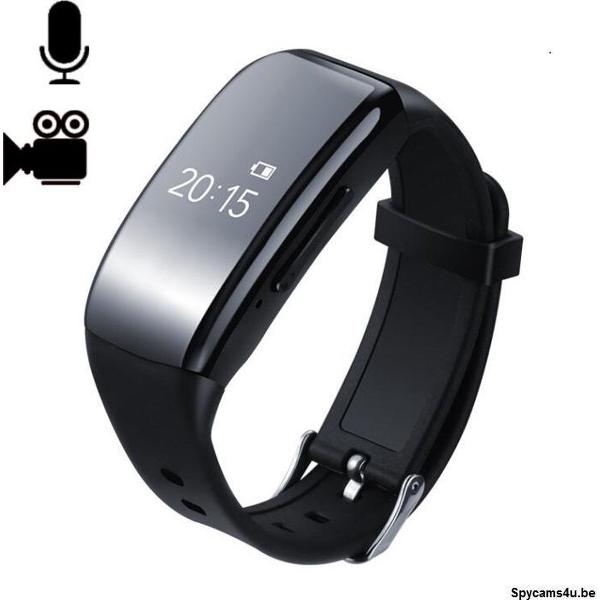 Horloge met verborgen camera - moderne horloge met verborgen camera - spycamera in horloge - spywatch - sporthorloge met verborgen camera