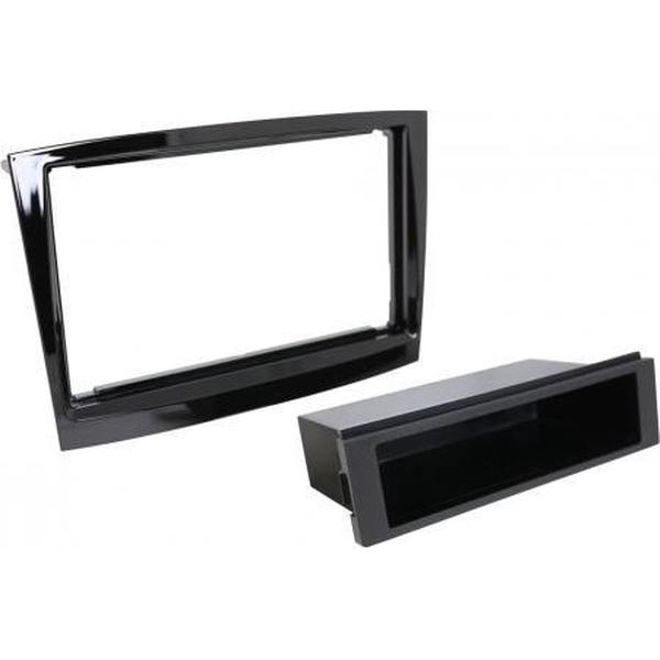 2-DIN frame met bakje Fiat Doblo 2015- Zwart