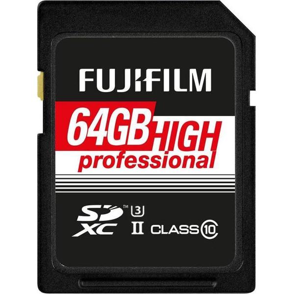 Fujifilm SDXC 64GB Pro C10 UHS-II R285/W180MB/s