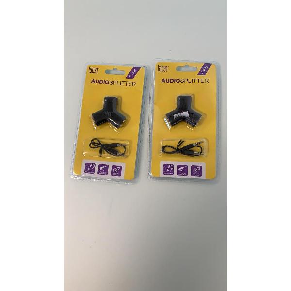 Audiosplitter - 2 stuks