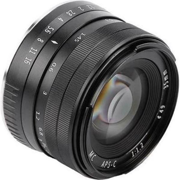 McoPlus MCO35mm F/1.2 Sony Zwart