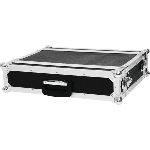Roadinger flightcase 19 inch CO DD, 2U, 24cm diep, zwart