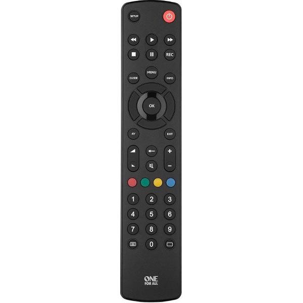 One For All Contour URC1210 Afstandsbediening - Zwart