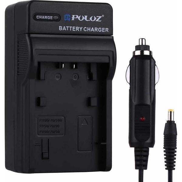 PULUZ Digitale camera Batterij-oplader voor Sony NP-FH50 / NP-FH70 / NP-FH100 / NP-FP50 / NP-FP70 / NP-FP90 / NP-FV50 / NP-FV70 / NP-FV90 batterij