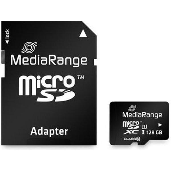MediaRange MR945 flashgeheugen 128 GB MicroSDXC Klasse 10 UHS-I