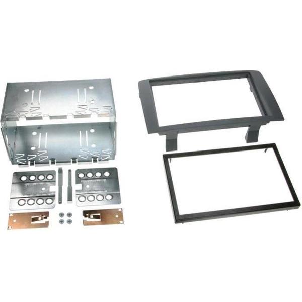 2-DIN paneel Fiat Idea 2003- zwart