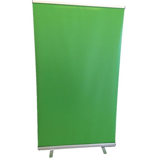 Greenscreen 120cm x 200cm ultra wide + draagtas (Roll-up banner) | Groen Achtergrond Doek | Groene achtergrond