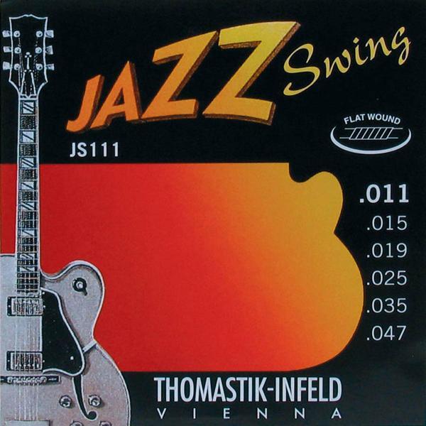 Thomastik JS111 E-snarenset 011-015-019-025-035-047 Jazz Swing Flat wound