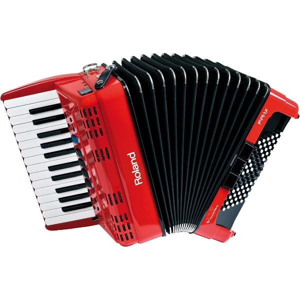 FR-1x RD V-Piano-accordeon rood