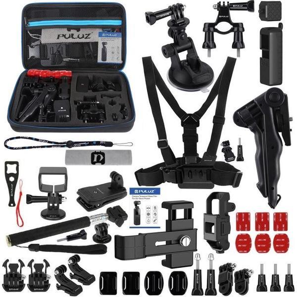 DJI Osmo Pocket accessoires - PULUZ 43 in 1 | Meest complete set accessoires voor DJI OSMO Pocket camera | Action Camera Accessoires + Opbergtas