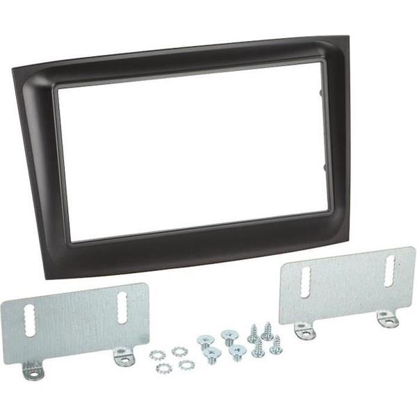 2-DIN paneel Fiat Doblo 2015- zwart