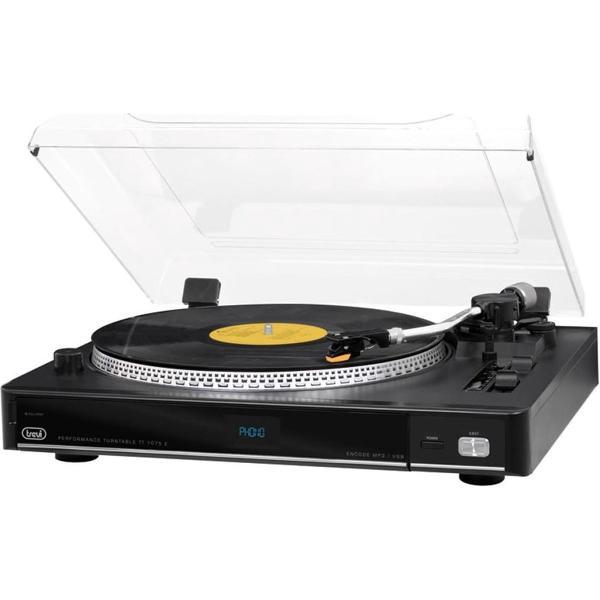 Trevi TT 1075 E Draaitafel met riemaandrijving Zwart