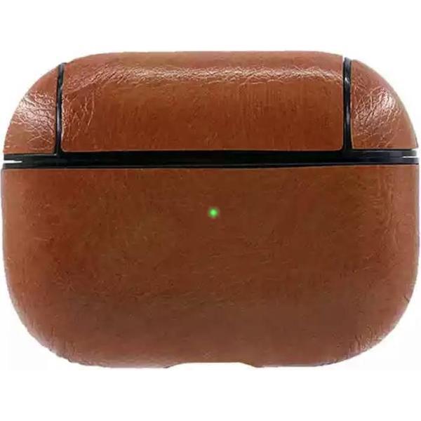 Hoes - Leer - Bruin - geschikt voor Airpods Pro