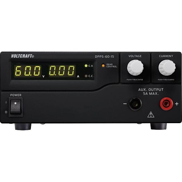 VOLTCRAFT DPPS-60-15 Bench PSU (adjustable voltage) 1 - 60 V DC 0 - 15 A 900 W USB programmable No. of outputs 1 x
