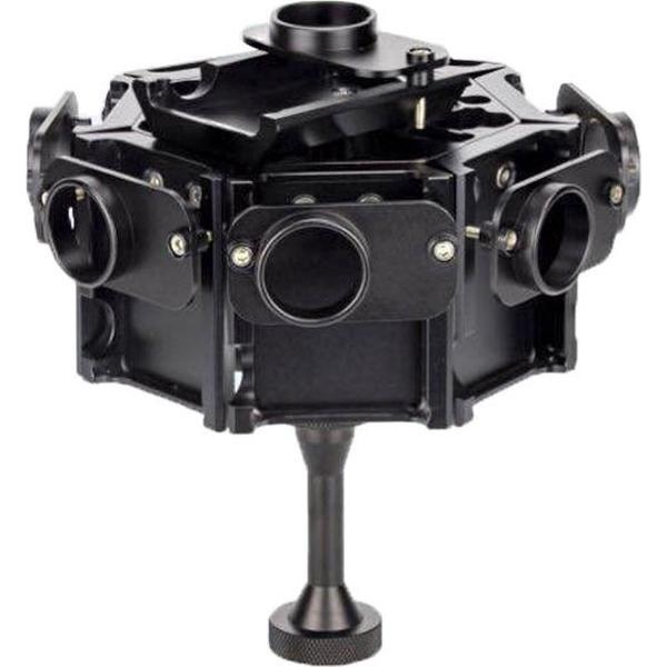 PULUZ 8 in 1 CNC Aluminium behuizing Shell beschermende kooi met schroef voor GoPro HERO4 / 3 + (zwart)