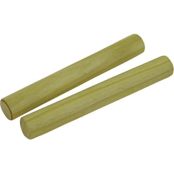 DIMAVERY Hardwood Claves, nature 2x