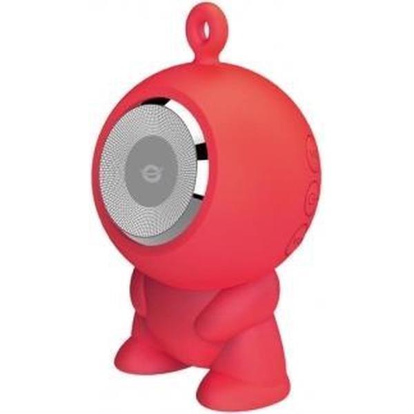 Conceptronic CSPKBTWPHFR Wireless Bluetooth Waterproof Speaker [180-16KHz IPX5, USB 400mA, Red]