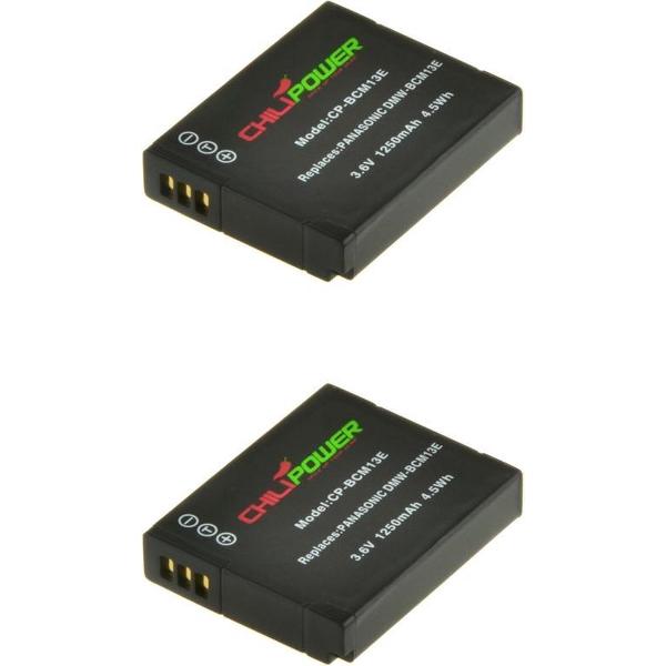 ChiliPower Panasonic DMW-BCM13E camera batterij - 2 stuks verpakking