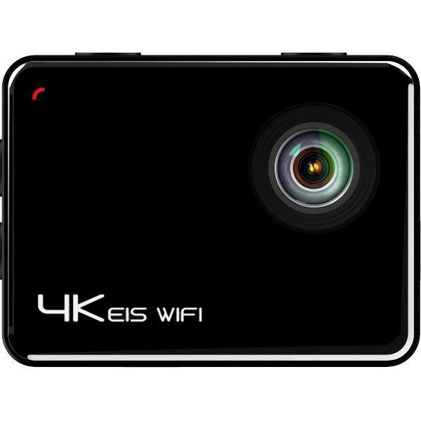 Lipa AT-M41A action camera 4K en EIS - Waterproof behuizing - Met 12 accessoires - Waterproof - Novatek sensor- Elektronische Beeldstabilisatie- Met SD 16 GB - Wifi functie voor Phone remote