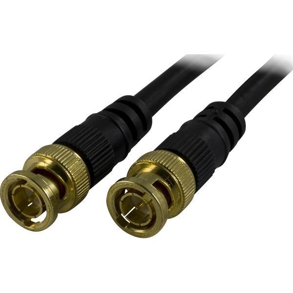 DELTACO DEL-224S, Krimp connector coaxkabel, BNC, RG59, 10 meter