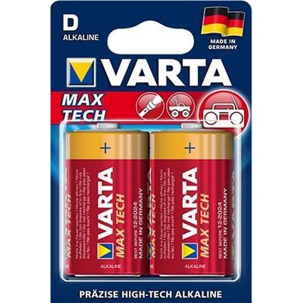 Varta MAX TECH D Alkaline 1.5V niet-oplaadbare batterij