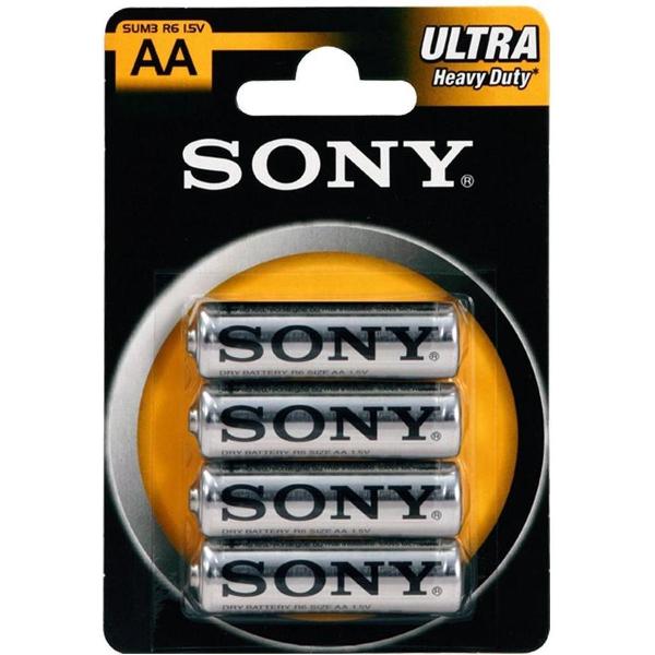 Sony AA Ultra Heavy Duty Alkaline Batterijen