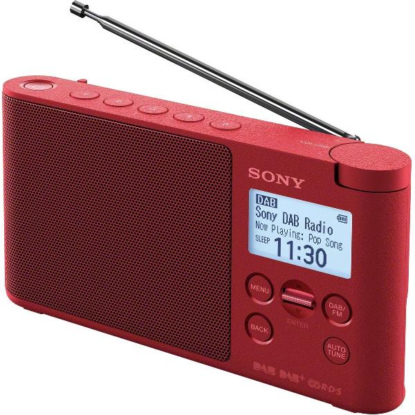 Sony XDR-S41D - DAB+ Radio - Rood