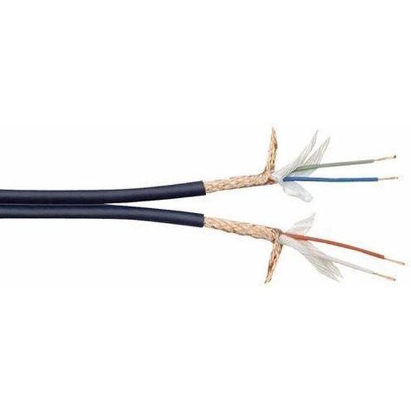 DAP Audio MCD-224 dubbele line kabel, donkerblauw, 100 meter op rol