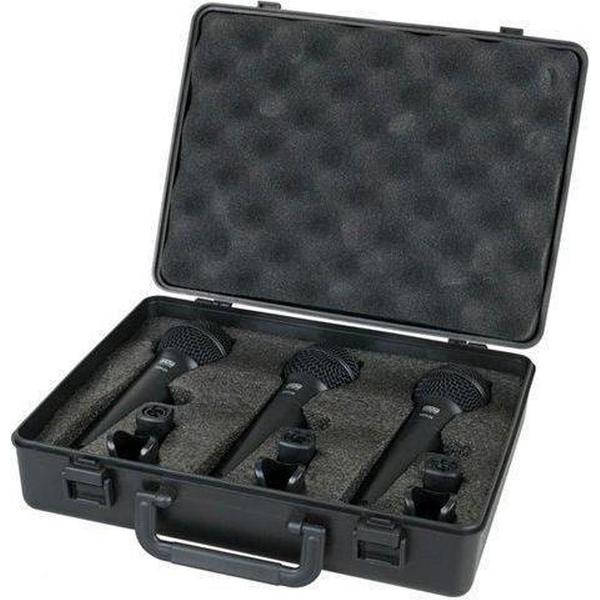 DAP Audio PDM Pack, set van 3 dynamische microfoons