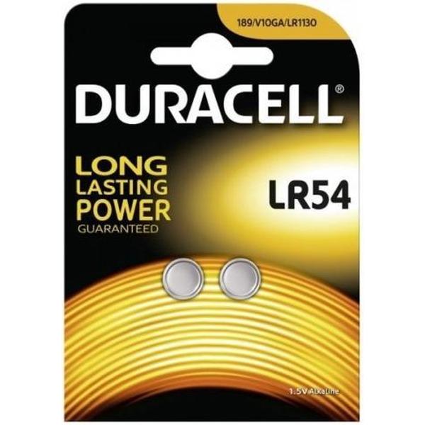 Duracell Batterij V10ga/lr1130/lr54 1.5 V Alkaline 2 Stuks