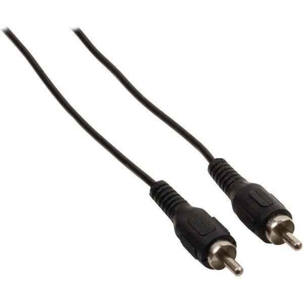 Valueline VLAP24100B50 5m RCA RCA Zwart audio kabel