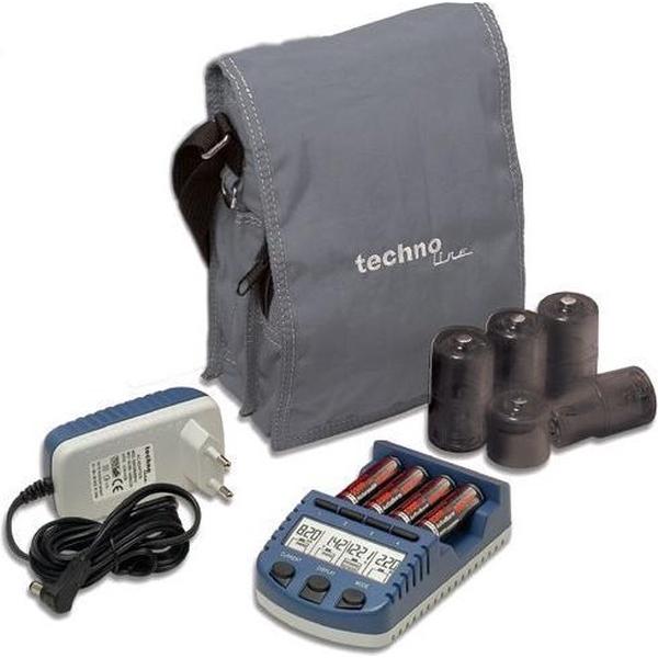 Technoline BC1000 lader (met 4 AA batterijen)