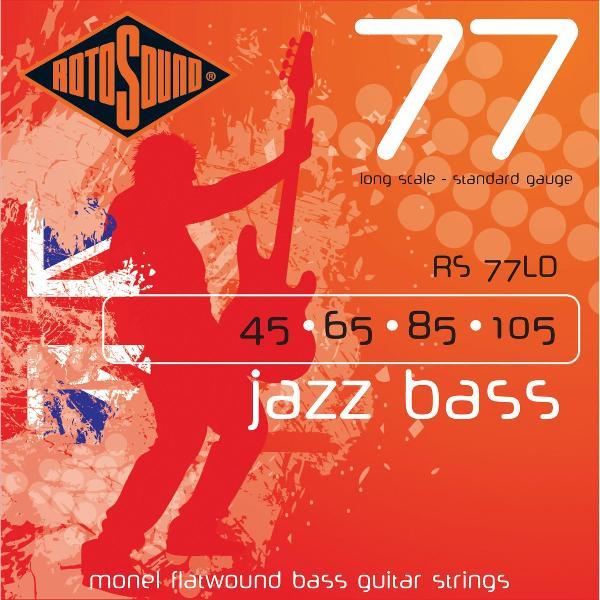 bas snaren RS77LD 45 105 Flat Jazz bas 77, Monel Flatwound