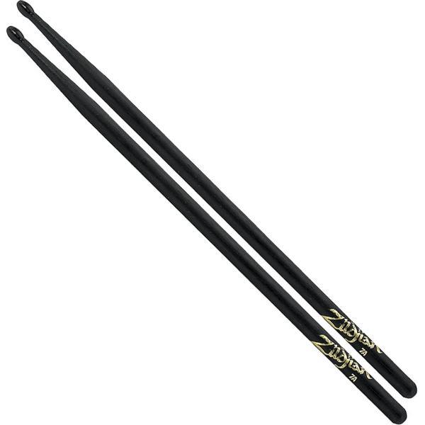 7AN Hickory Sticks, zwart zwart Finish, Nylon Tip