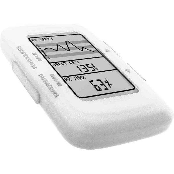 Tuff-Luv Silicone Gel bescherm hoes voor Garmin Edge 500 / 200 en screen protector- Wit